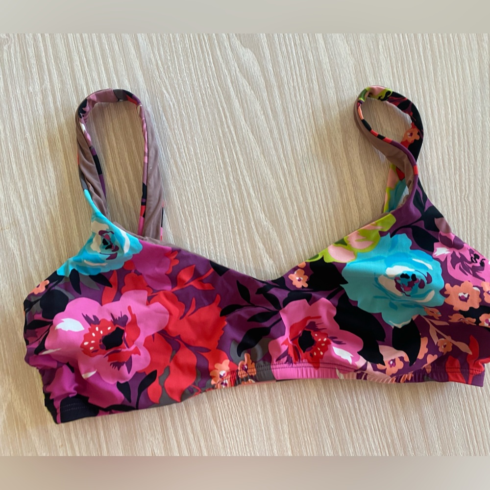 Floral Print bikini top